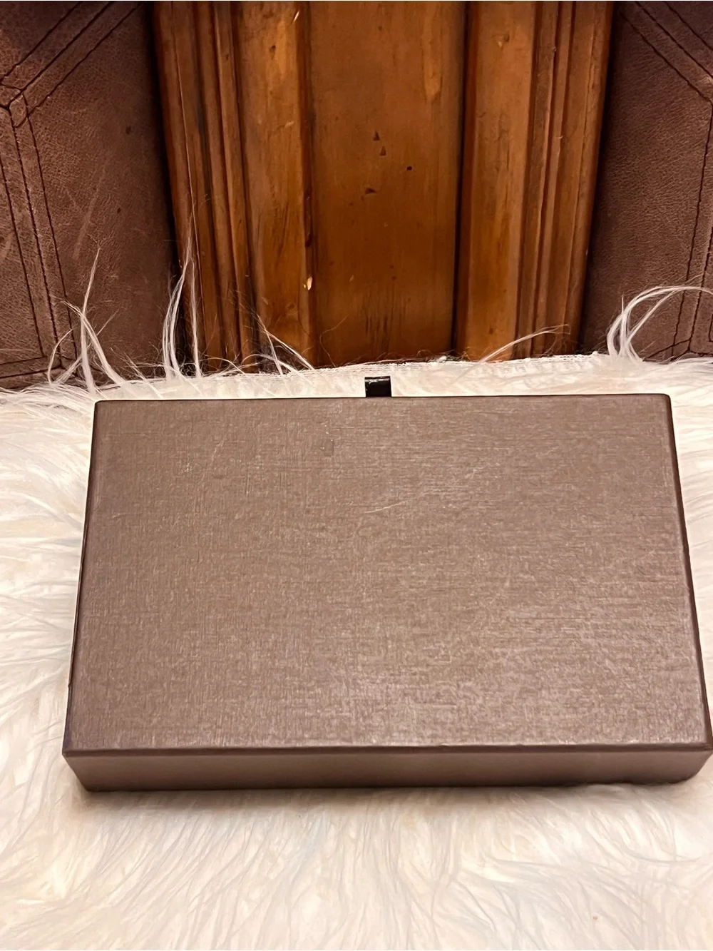 Louis Vuitton Brown Presentation Box with Subtle Logo